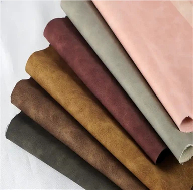 Personalizzazione Materiale in pelle sintetica PU scamosciata nabuk a base d'acqua per borsa per scarpe