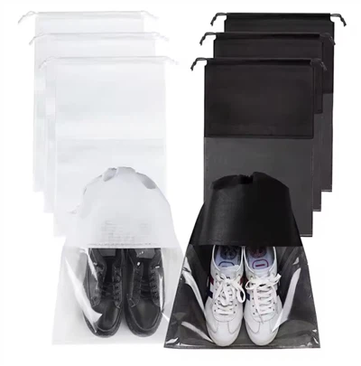 Borsa per la polvere in tessuto non tessuto con coulisse personalizzata Borsa per scarpe in tessuto non tessuto ecologica