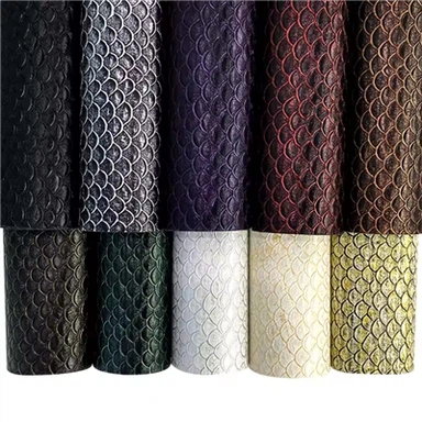 Pelle artificiale in ecopelle con sirena in metallo